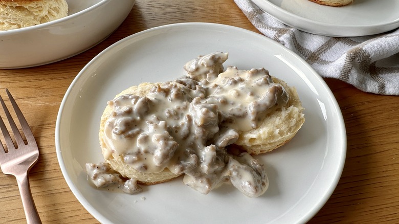 Biscuits and gravy