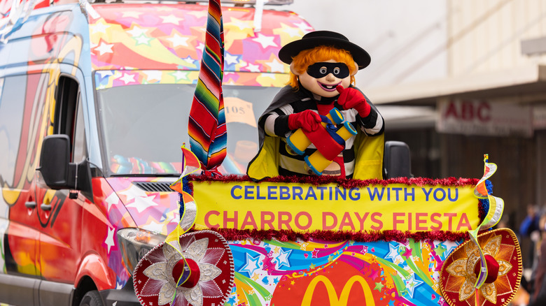 The McDonald's Hamburglar in parade