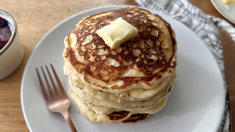 pancakes with butter