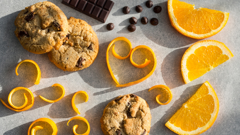 plate of chocolate chip cookies