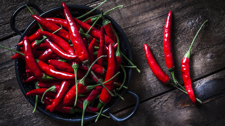 pile of peppers