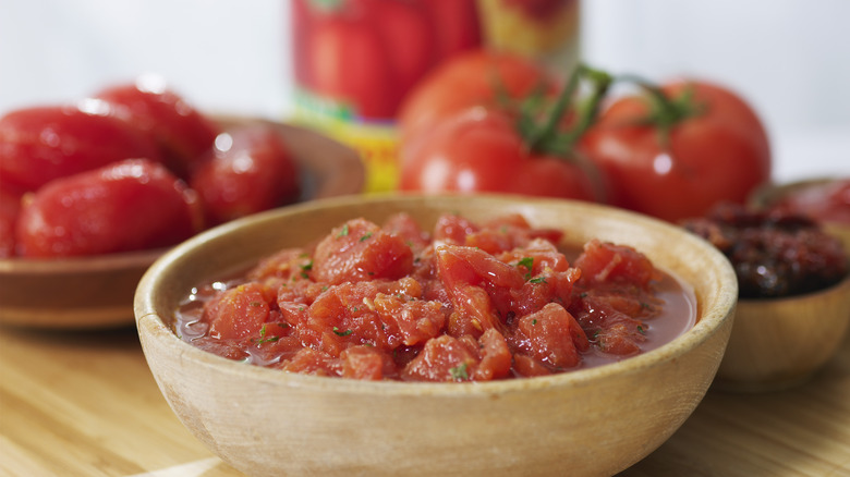 Tomatoes in a bowl