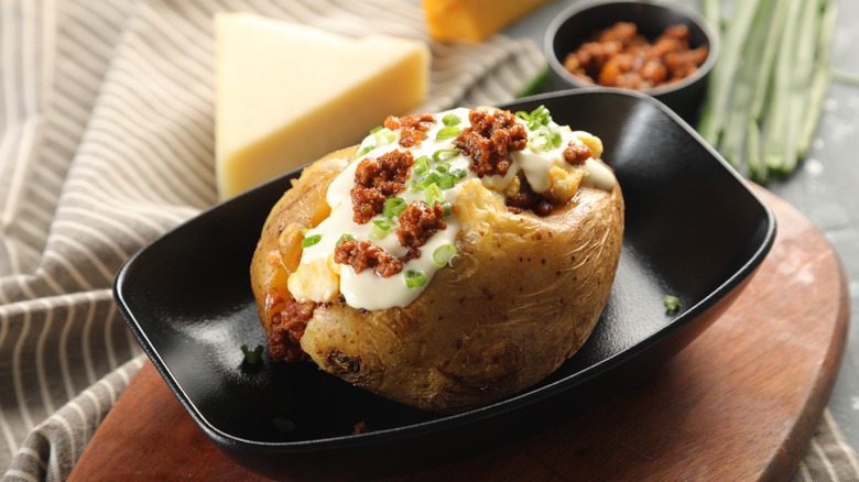 Loaded baked potatoes 