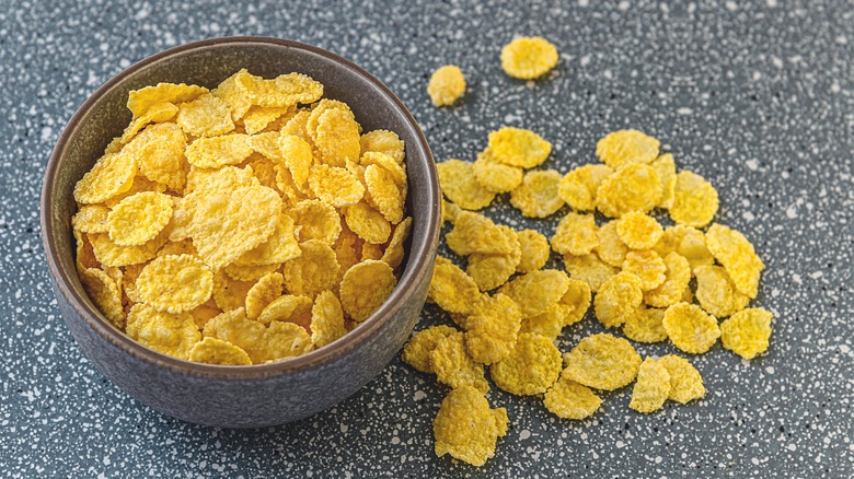 Bowl of corn flakes