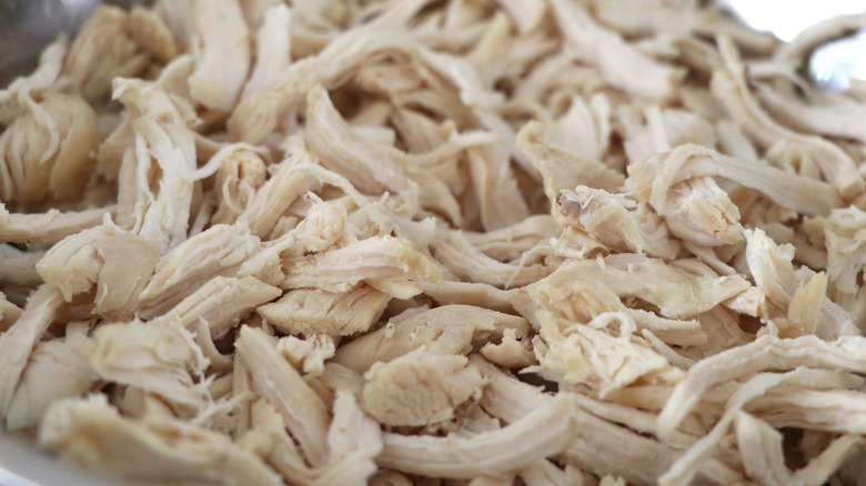 Shredded chicken