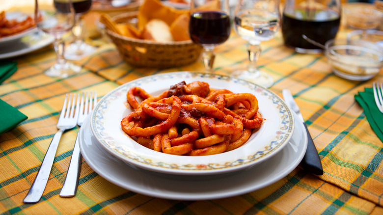 cooking pasta