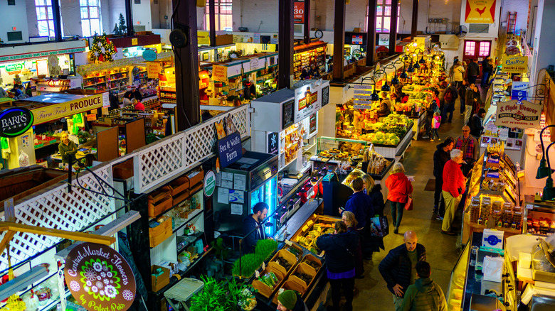 Lancaster Central Market busy inside