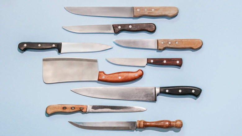 An assortment of knives 