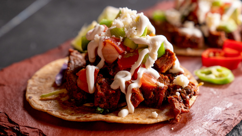 Carne asada street tacos