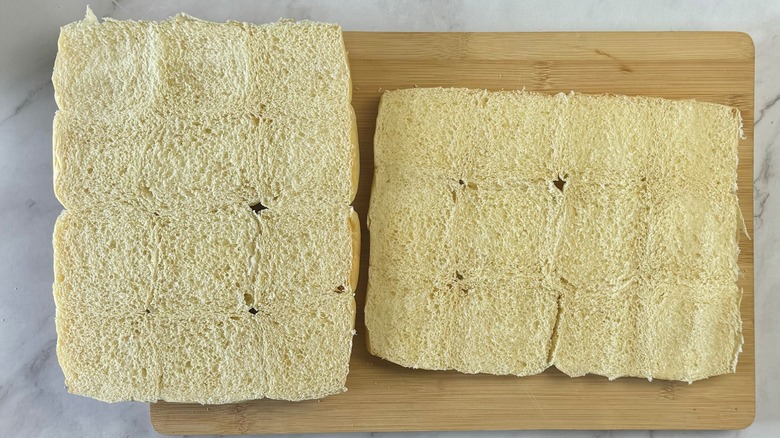 Hawaiian roll block halves